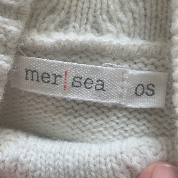 Mer sea Cozy Cream Cable Knit Sweater - Picture 7 of 9
